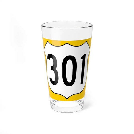 US 301 FL reversed (Florida) (Road Sign) Pint Glss 16oz 16oz - Go Mug Yourself
