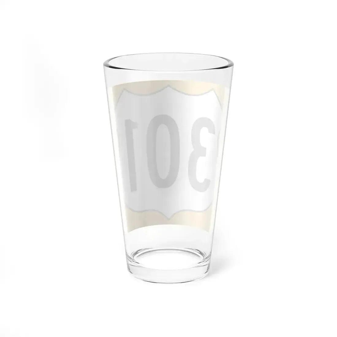 US 301 FL reversed (Florida) (Road Sign) Pint Glss 16oz - Go Mug Yourself