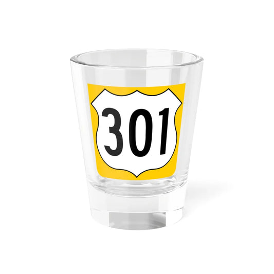 US 301 FL reversed (Florida) (Road Sign) Shot Glass 1.5oz 1.5oz - Go Mug Yourself