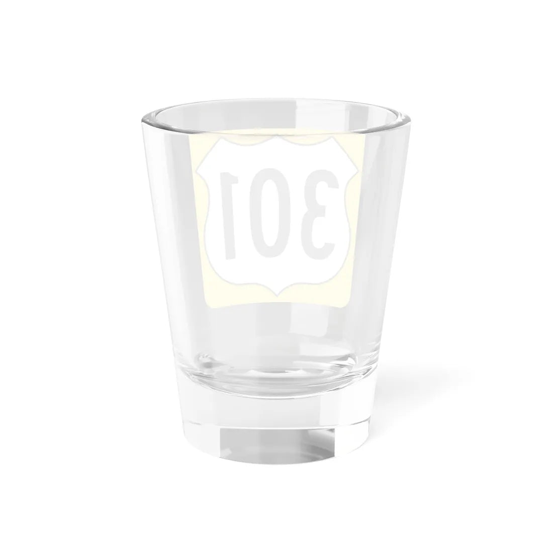 US 301 FL reversed (Florida) (Road Sign) Shot Glass 1.5oz - Go Mug Yourself
