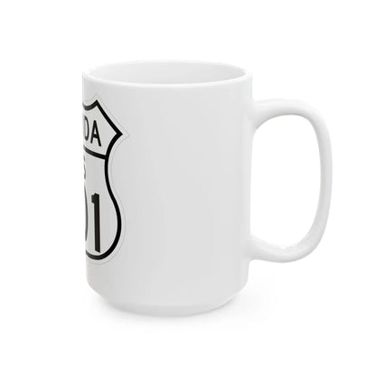 US 301 Florida 1948 (Florida) (Road Sign) White Coffee Mug - Go Mug Yourself