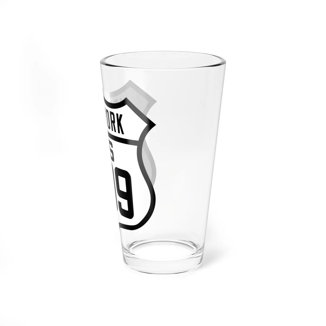 US 309 NY Old (New York) (Road Sign) Pint Glass 16oz - Go Mug Yourself