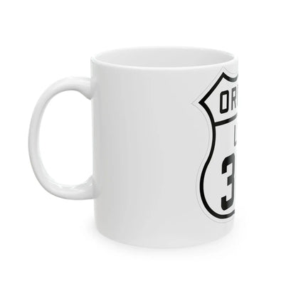 US 30N Oregon 1926 (Oregon) (Road Sign) White Coffee Mug - Go Mug Yourself