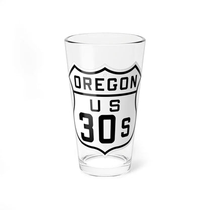 US 30S Oregon 1926 (Oregon) (Road Sign) Pint Glass 16oz 16oz - Go Mug Yourself