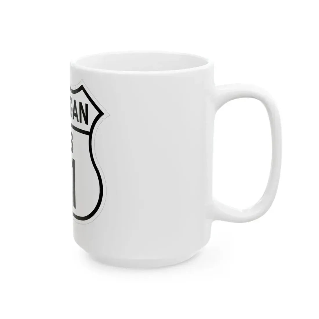 US 31 Michigan 1926 (Michigan) (Road Sign) White Coffee Mug - Go Mug Yourself