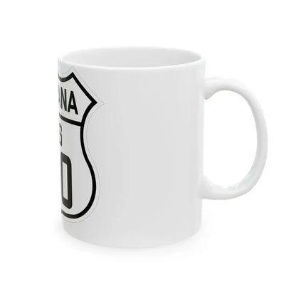 US 310 Montana 1926 (Montana) (Road Sign) White Coffee Mug - Go Mug Yourself