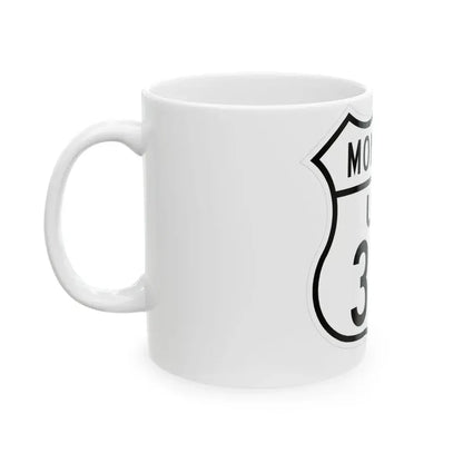 US 310 Montana 1948 (Montana) (Road Sign) White Coffee Mug - Go Mug Yourself