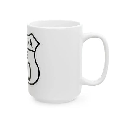 US 310 Montana 1948 (Montana) (Road Sign) White Coffee Mug - Go Mug Yourself