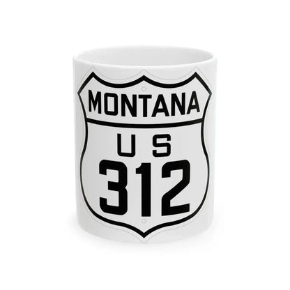 US 312 Montana 1926 (Montana) (Road Sign) White Coffee Mug 11oz - Go Mug Yourself