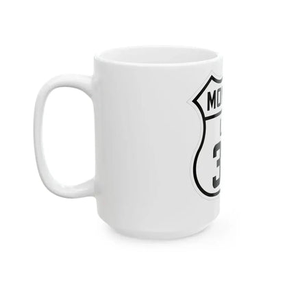 US 312 Montana 1926 (Montana) (Road Sign) White Coffee Mug - Go Mug Yourself