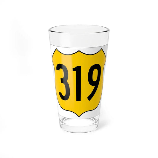 US 319 FL (Florida) (Road Sign) Pint Glass 16oz 16oz - Go Mug Yourself