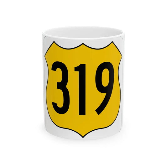 US 319 FL (Florida) (Road Sign) White Coffee Mug 11oz - Go Mug Yourself