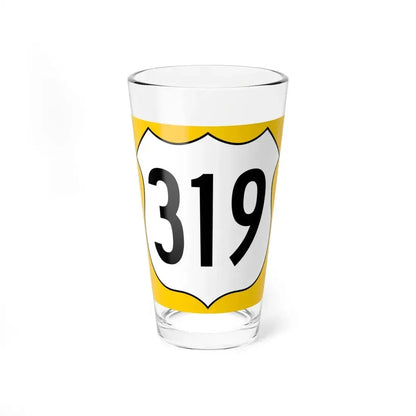 US 319 FL reversed (Florida) (Road Sign) Pint Glass 16oz 16oz - Go Mug Yourself