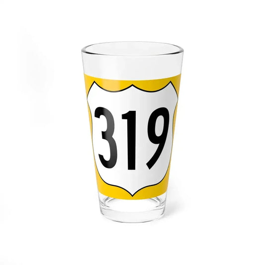 US 319 FL reversed (Florida) (Road Sign) Pint Glass 16oz 16oz - Go Mug Yourself