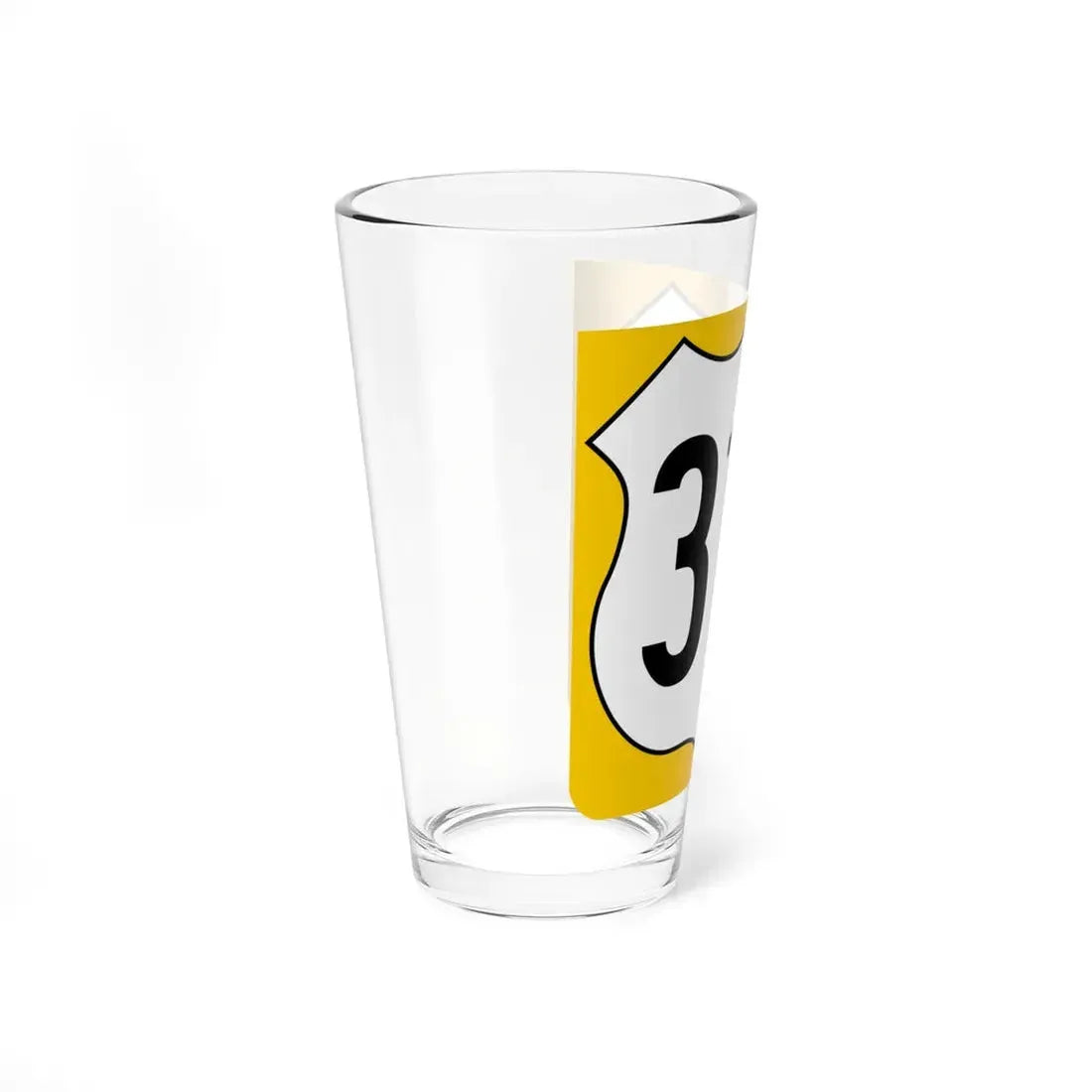 US 319 FL reversed (Florida) (Road Sign) Pint Glss 16oz - Go Mug Yourself