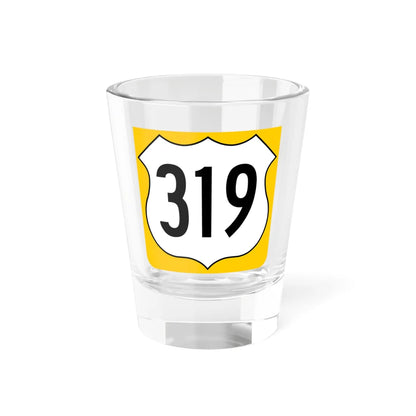US 319 FL reversed (Florida) (Road Sign) Shot Glass 1.5oz 1.5oz - Go Mug Yourself