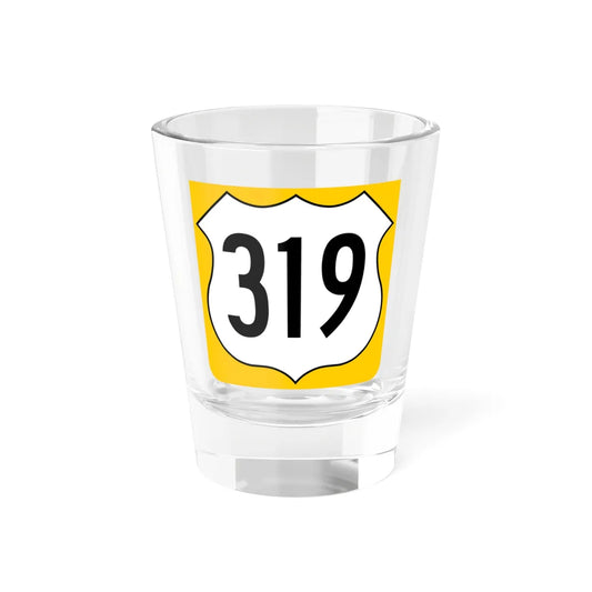 US 319 FL reversed (Florida) (Road Sign) Shot Glass 1.5oz 1.5oz - Go Mug Yourself