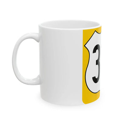 US 319 FL reversed (Florida) (Road Sign) White Coffee Mug - Go Mug Yourself