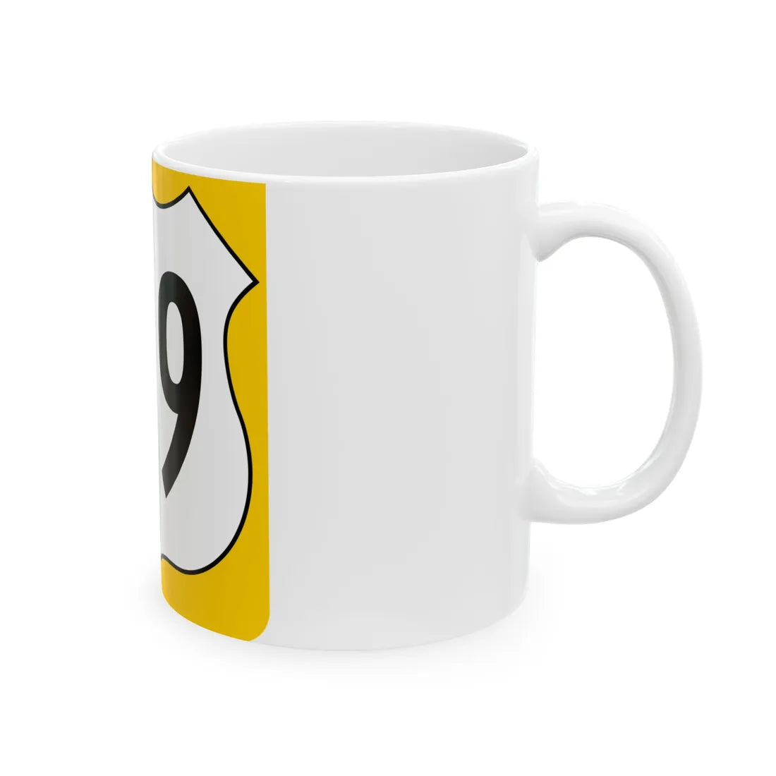 US 319 FL reversed (Florida) (Road Sign) White Coffee Mug - Go Mug Yourself