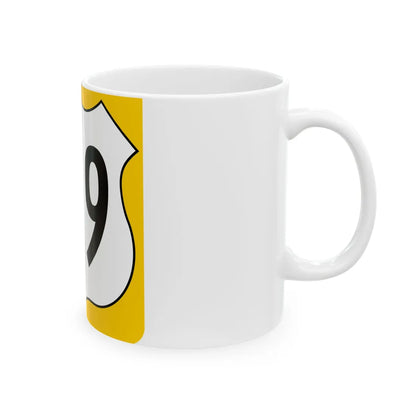 US 319 FL reversed (Florida) (Road Sign) White Coffee Mug - Go Mug Yourself