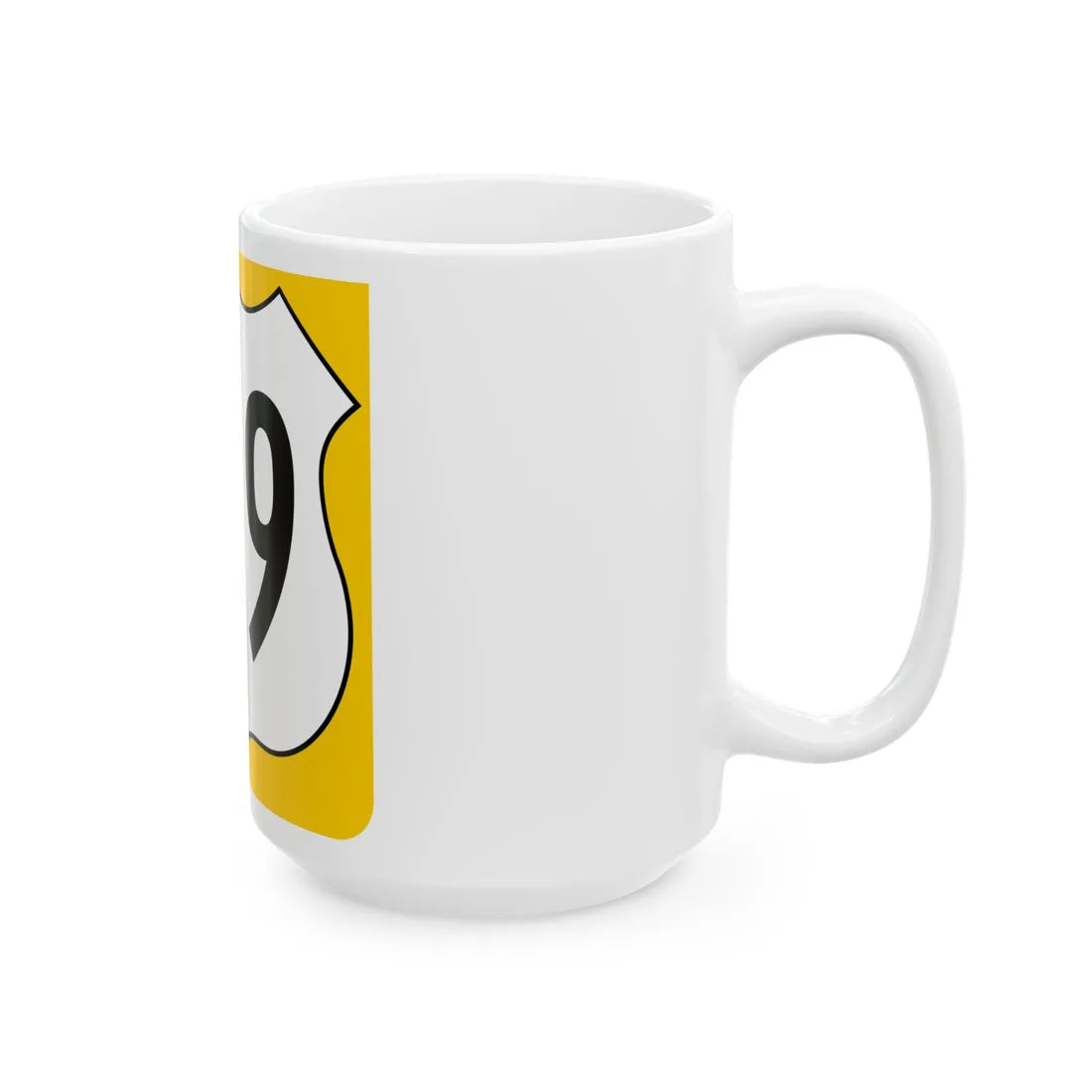US 319 FL reversed (Florida) (Road Sign) White Coffee Mug - Go Mug Yourself