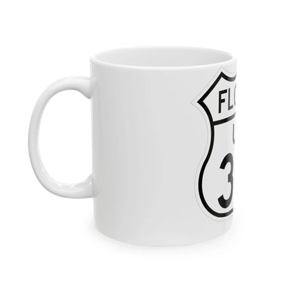 US 319 Florida 1948 (Florida) (Road Sign) White Coffee Mug - Go Mug Yourself