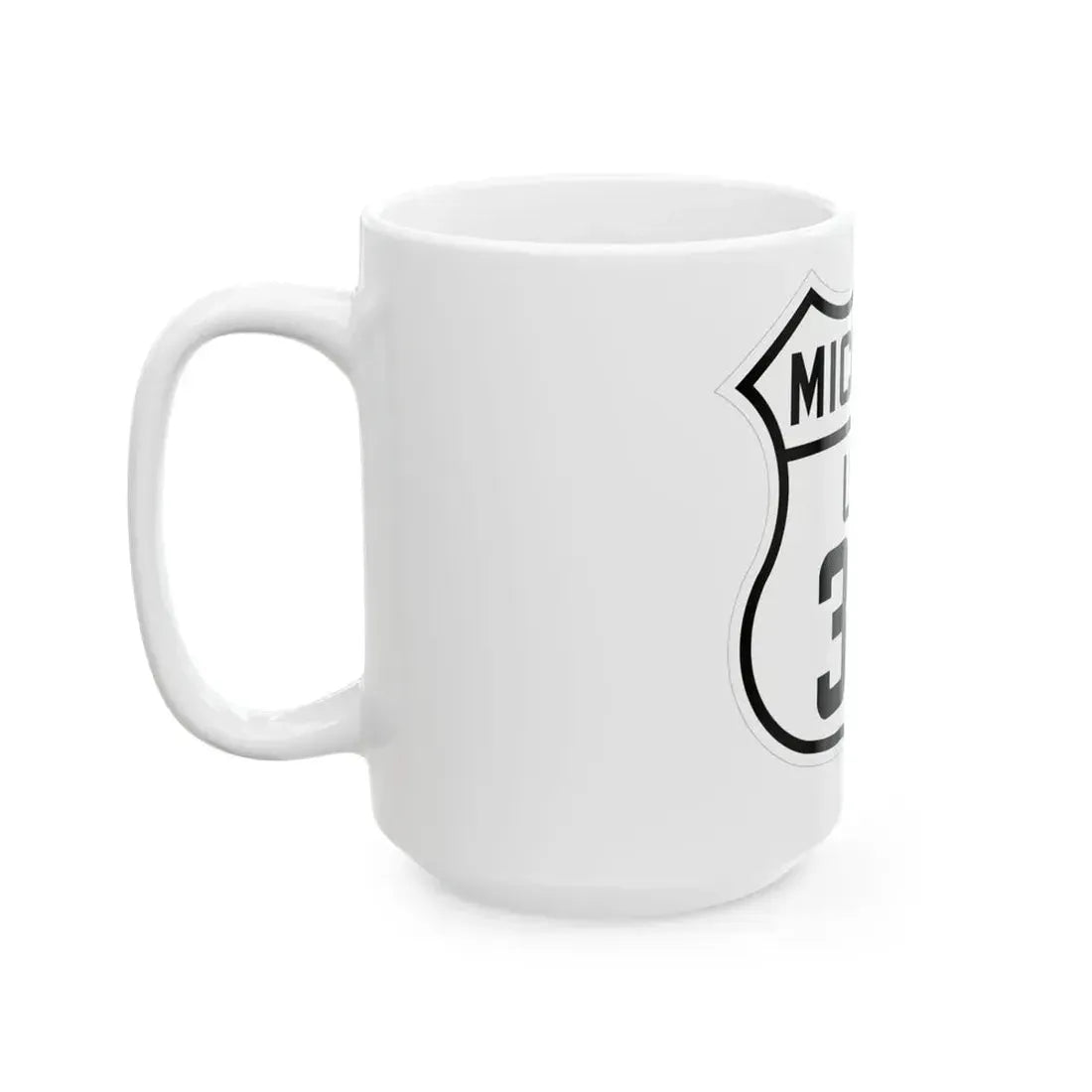 US 31A Michigan 1926 (Michigan) (Road Sign) White Coffee Mug - Go Mug Yourself