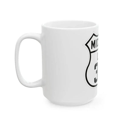 US 31A Michigan 1926 (Michigan) (Road Sign) White Coffee Mug - Go Mug Yourself