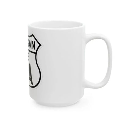US 31A Michigan 1926 (Michigan) (Road Sign) White Coffee Mug - Go Mug Yourself
