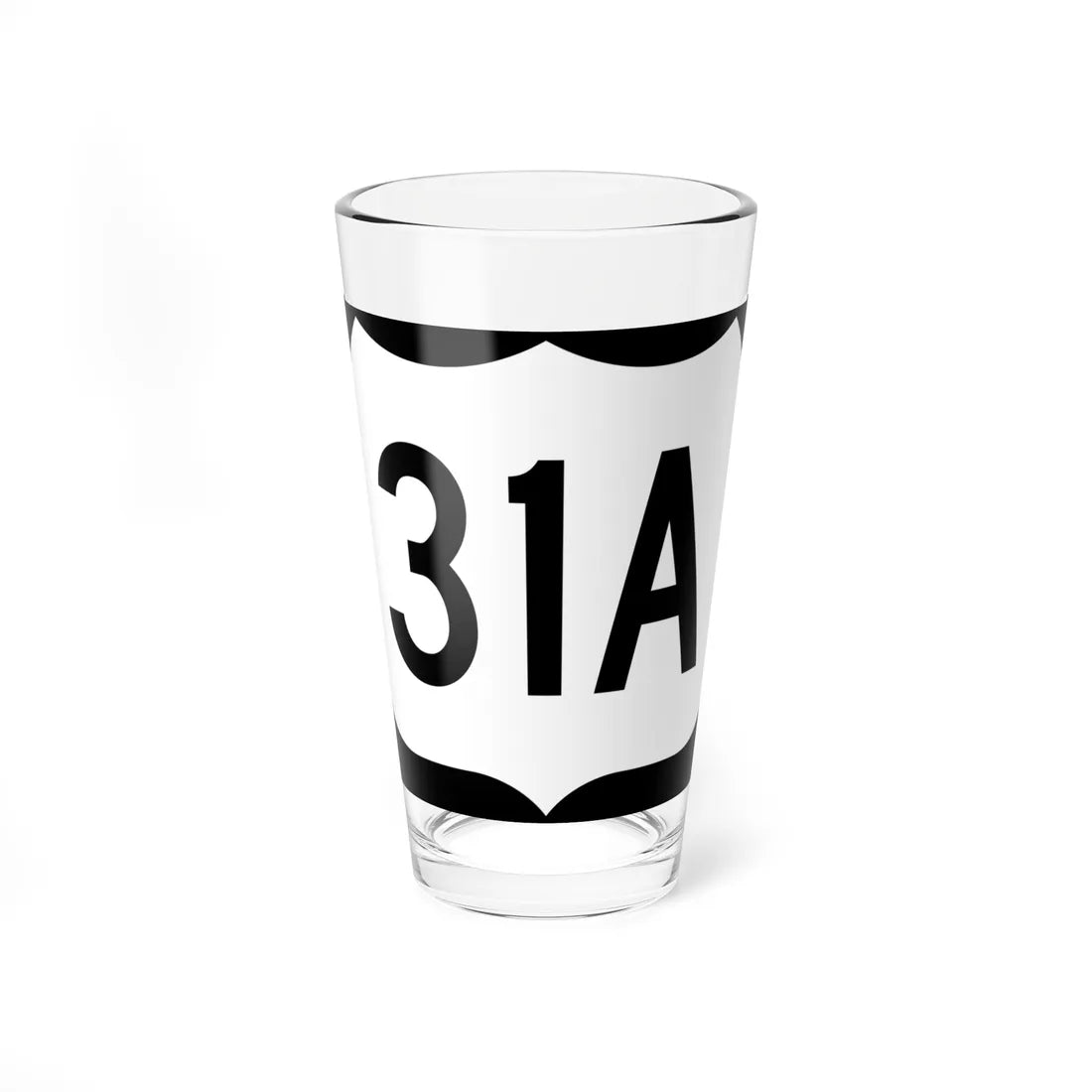 US 31A (Tennessee) (Road Sign) Pint Glass 16oz - Go Mug Yourself