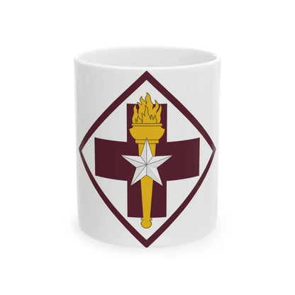 US 32nd Medical Brigade SSI (U.S. Army) White Coffee Mug-11oz-Go Mug Yourself