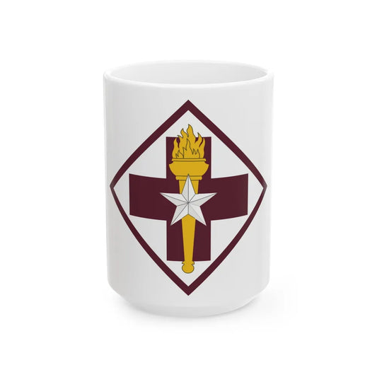 US 32nd Medical Brigade SSI (U.S. Army) White Coffee Mug-15oz-Go Mug Yourself