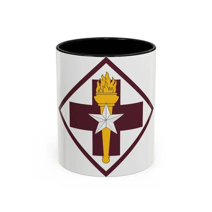 US 32nd Medical Brigade SSI (U.S. Army) Accent Coffee Mug 11oz Black - Go Mug Yourself