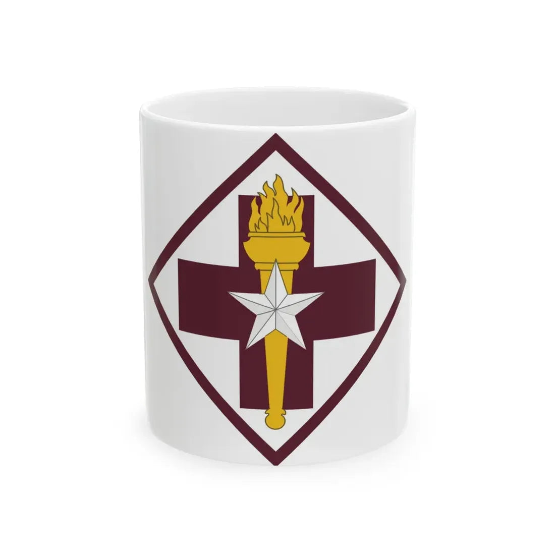 US 32nd Medical Brigade SSI (U.S. Army) White Coffee Mug 11oz - Go Mug Yourself