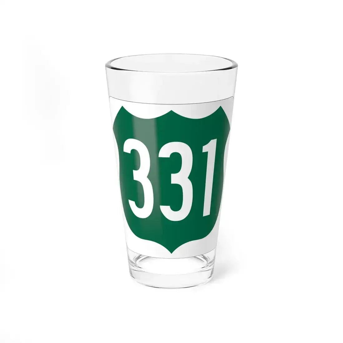 US 331 FL (Florida) (Road Sign) Pint Glass 16oz 16oz - Go Mug Yourself