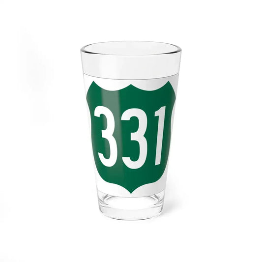 US 331 FL (Florida) (Road Sign) Pint Glass 16oz 16oz - Go Mug Yourself