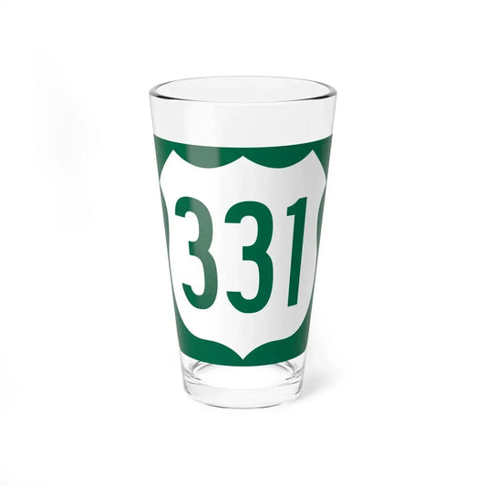 US 331 FL reversed (Florida) (Road Sign) Pint Glss 16oz 16oz - Go Mug Yourself