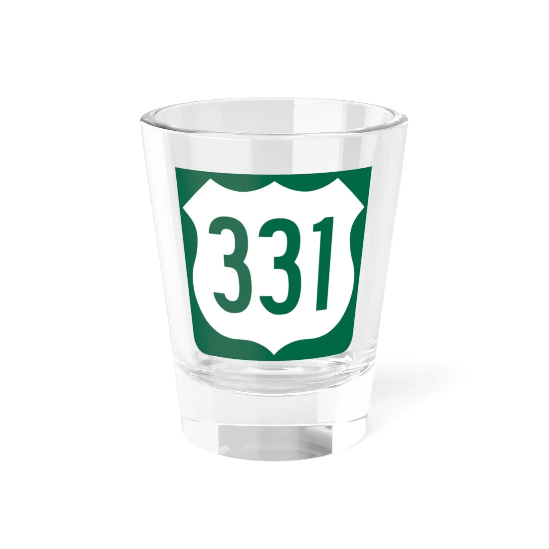 US 331 FL reversed (Florida) (Road Sign) Shot Glass 1.5oz 1.5oz - Go Mug Yourself