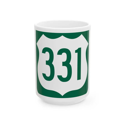 US 331 FL reversed (Florida) (Road Sign) White Coffee Mug 15oz - Go Mug Yourself