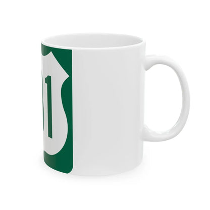 US 331 FL reversed (Florida) (Road Sign) White Coffee Mug - Go Mug Yourself