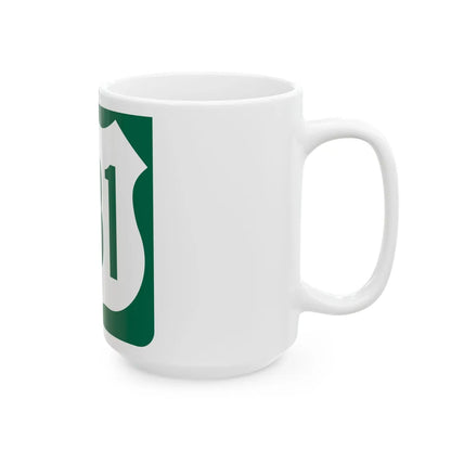 US 331 FL reversed (Florida) (Road Sign) White Coffee Mug - Go Mug Yourself
