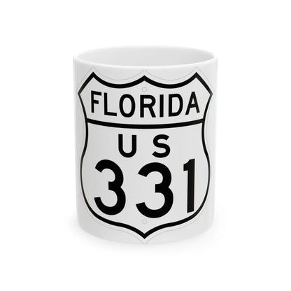 US 331 Florida 1948 (Florida) (Road Sign) White Coffee Mug 11oz - Go Mug Yourself