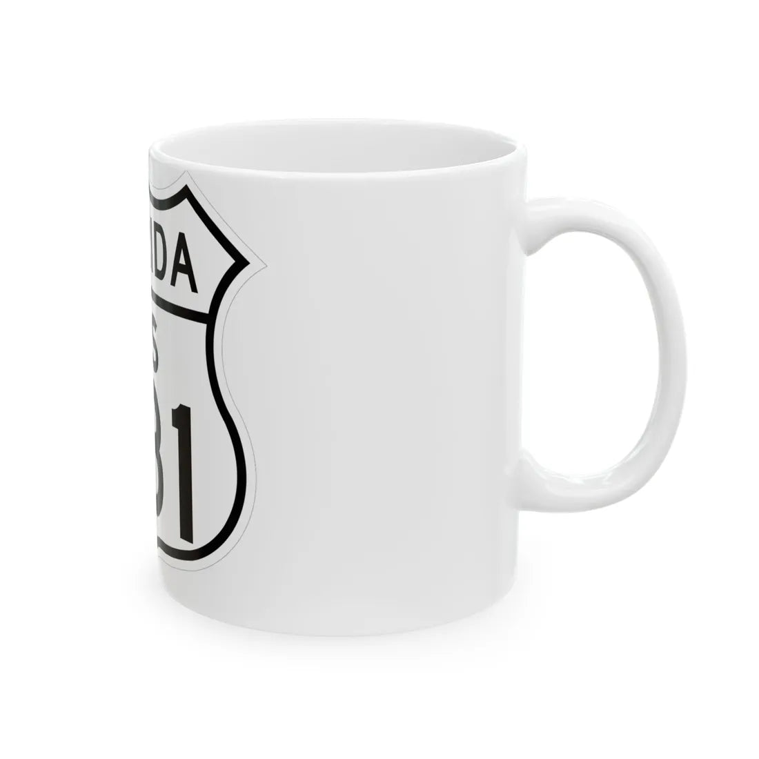 US 331 Florida 1948 (Florida) (Road Sign) White Coffee Mug - Go Mug Yourself