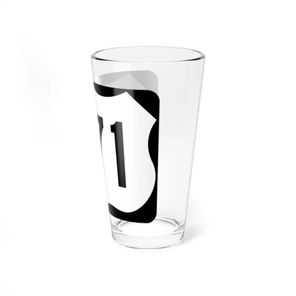 US 371 AR (Arkansas) (Road Sign) Pint Glss 16oz - Go Mug Yourself