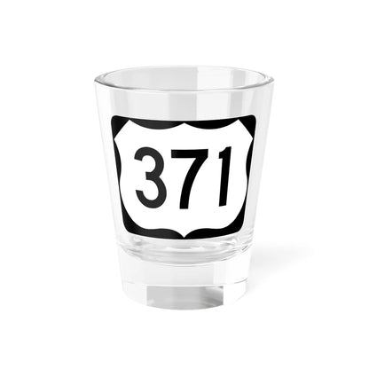 US 371 AR (Arkansas) (Road Sign) Shot Glass 1.5oz 1.5oz - Go Mug Yourself