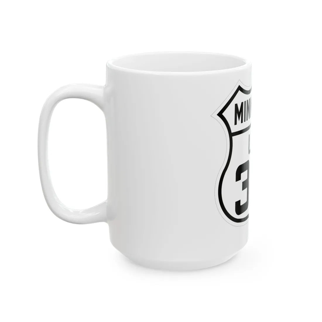 US 371 Minnesota 1926 (Minnesota) (Road Sign) White Coffee Mug - Go Mug Yourself