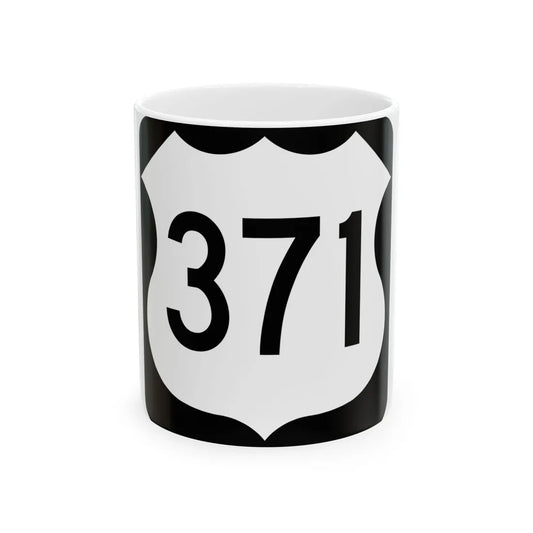 US 371 MN 1961 (Minnesota) (Road Sign) White Coffee Mug 11oz - Go Mug Yourself