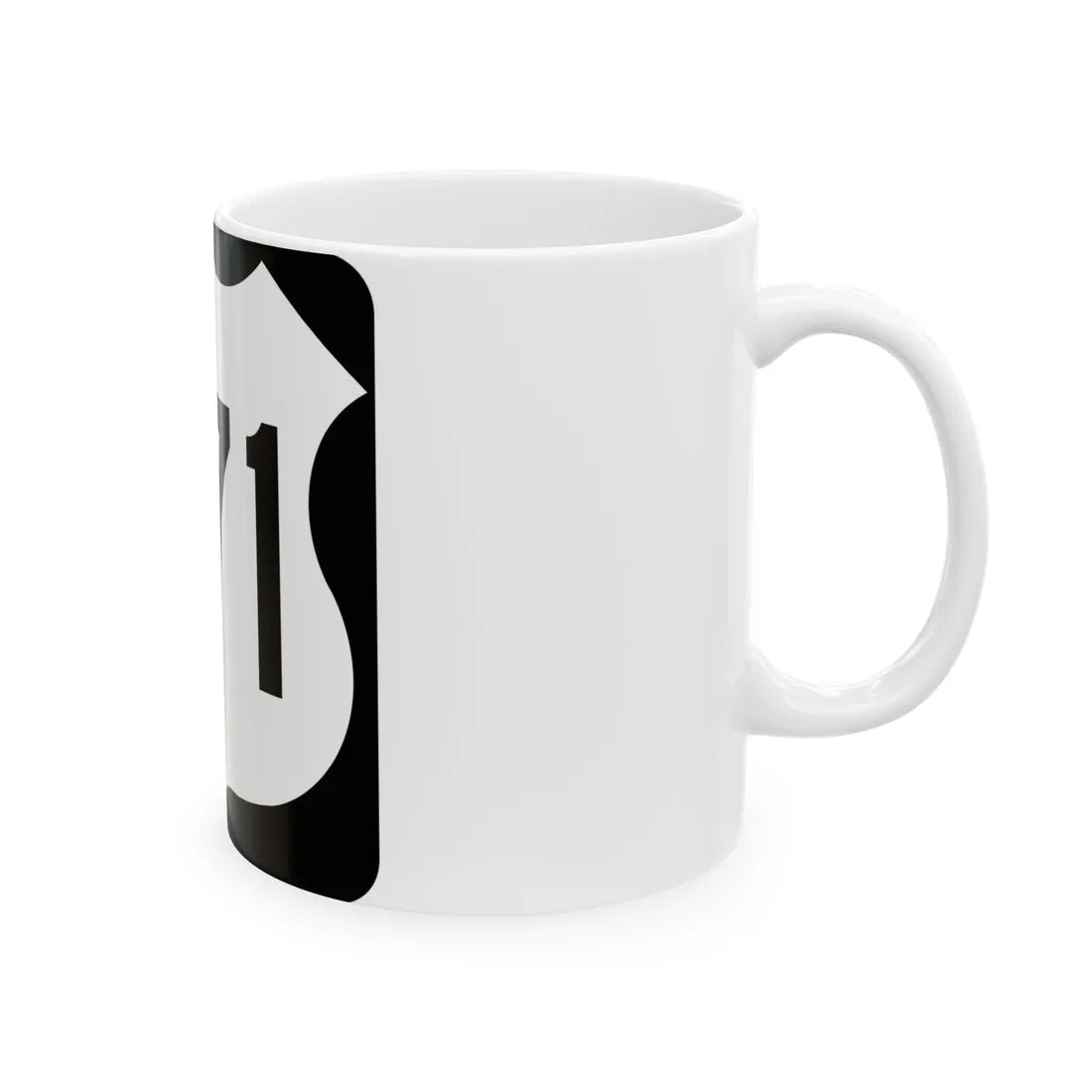 US 371 MN 1961 (Minnesota) (Road Sign) White Coffee Mug - Go Mug Yourself