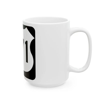 US 371 MN 1961 (Minnesota) (Road Sign) White Coffee Mug - Go Mug Yourself
