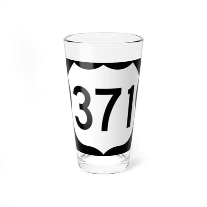 US 371 MN (Minnesota) (Road Sign) Pint Glass 16oz 16oz - Go Mug Yourself